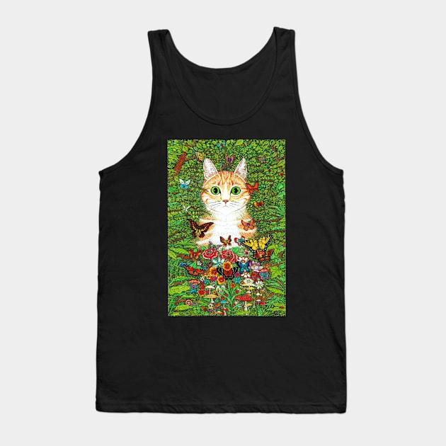 Hidden cat / Le chat caché Tank Top by tristan.r.rosenkreutz